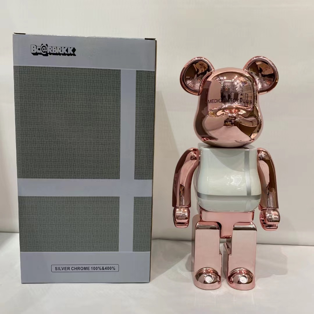 400% Bearbrick Action & Toy Figures 28cm ABS Cross Medicom Toys Plus Limited Collection Fashion Accessories Joints Sounds