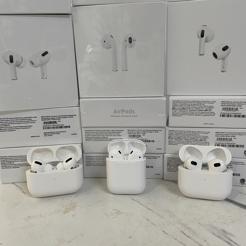 AirPods Pro Air pods 2 3rd Wirless Earphones Valid serial NO. Metal closure connector Rename GPS Wireless Charging Bluetooth Headphones with In-Ear Detection, White
AirPods Pro Air pods 2 3rd Wirless Earphones Valid serial NO. Metal closure connector Rename GPS Wireless Charging Bluetooth Headphones with In-Ear Detection, White