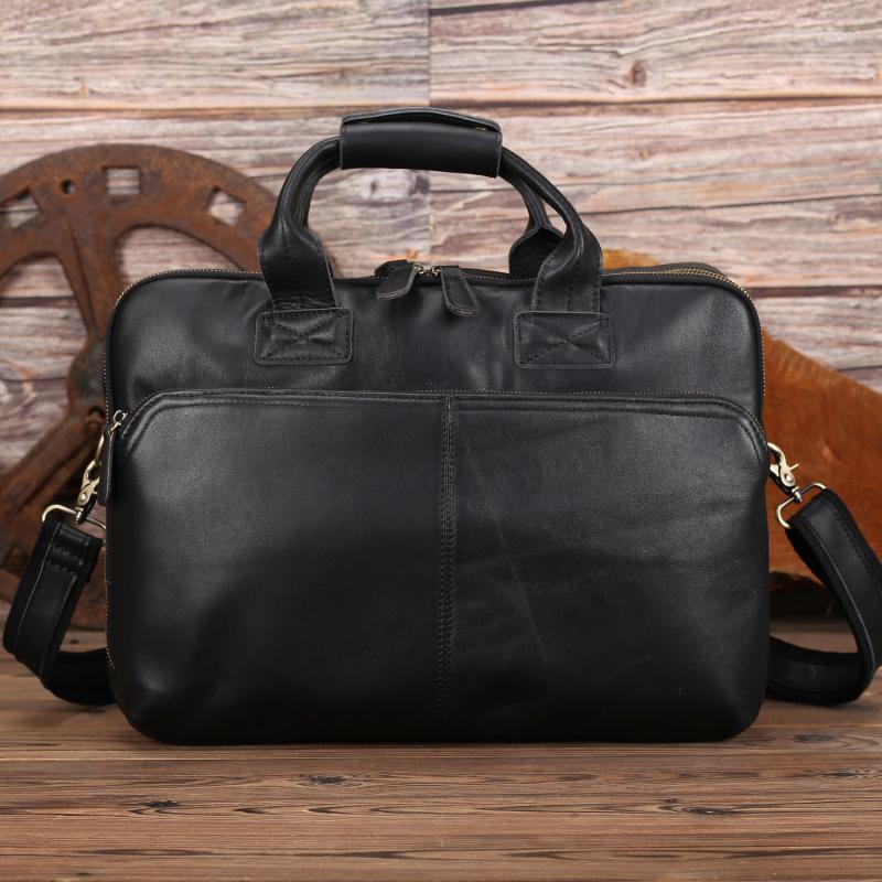 Briefcases 2022 Fashion Leather Men's Notebook Bag Retro Style High-capacity Briefcase Top Leisure Business Computer, Black
Briefcases 2022 Fashion Leather Men's Notebook Bag Retro Style High-capacity Briefcase Top Leisure Business Computer, Black