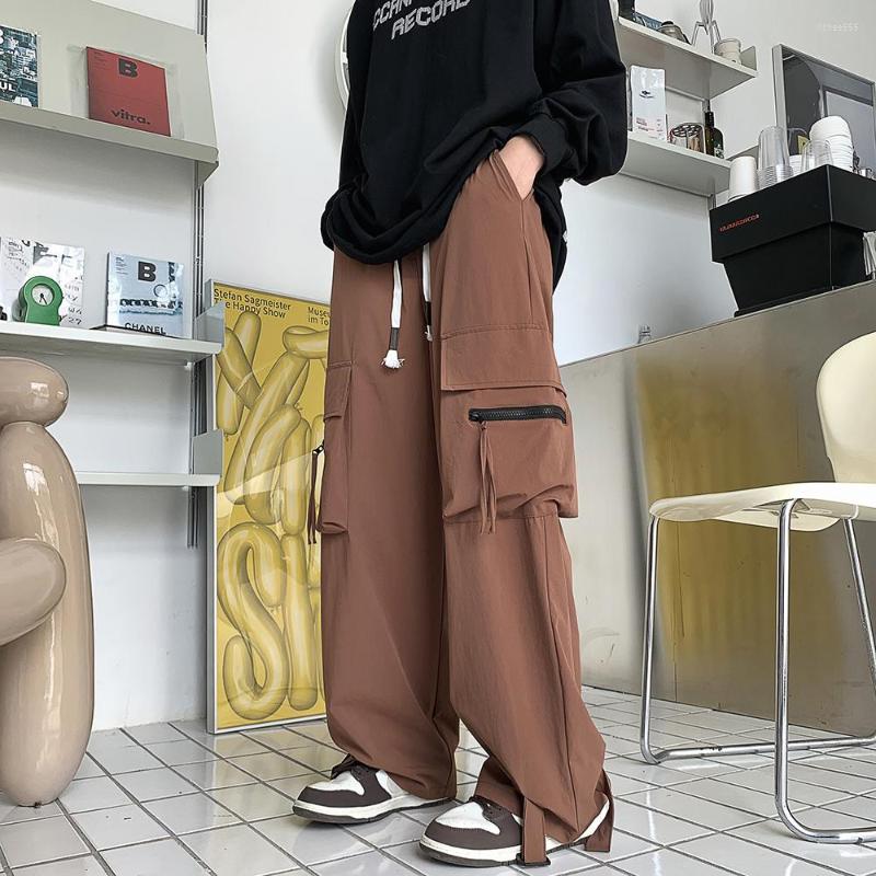 Men' Pants Autumn Mens Cargo Brown Men Big Pockets Mopping Trousers Casual Cotton Ribbons Plus Size 3XL Pantalon Homme
Men' Pants Autumn Mens Cargo Brown Men Big Pockets Mopping Trousers Casual Cotton Ribbons Plus Size 3XL Pantalon Homme
