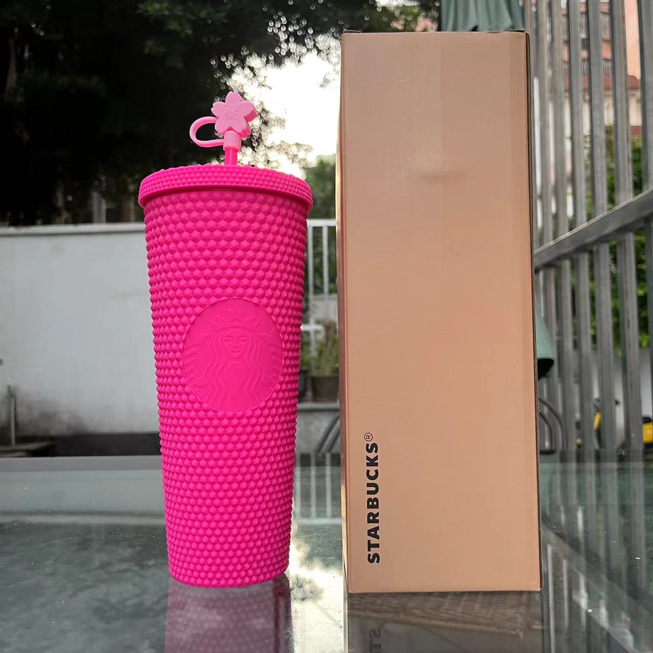 2021 Starbucks Studded Cup Tumblers 710ml Matte Barbie Pink Plastic Mugs with Straw Factory Supply
2021 Starbucks Studded Cup Tumblers 710ml Matte Barbie Pink Plastic Mugs with Straw Factory Supply