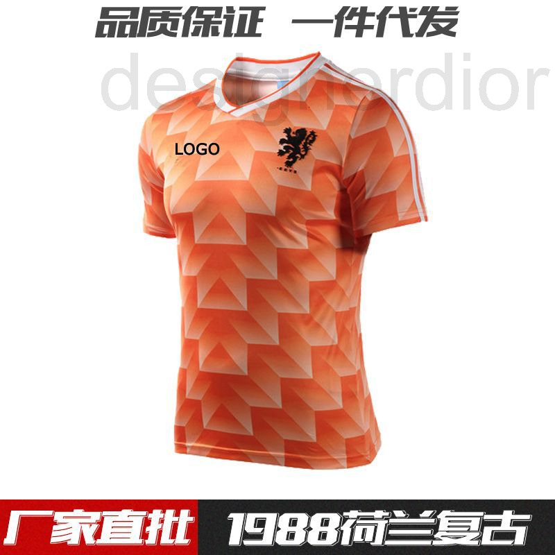Soccer Jerseys designer 1988 Netherlands national team Short Sleeve Shirt Adult soccer uniform Bergkamp van Basten LSID, 1988 dutch vintage jersey
Soccer Jerseys designer 1988 Netherlands national team Short Sleeve Shirt Adult soccer uniform Bergkamp van Basten LSID, 1988 dutch vintage jersey