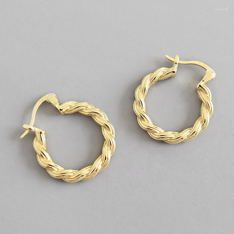 Hoop Earrings Vintage 925 Sterling Silver Small For Women Gold Color Twist Round Circle Plata De Ley Jewelry
Hoop Earrings Vintage 925 Sterling Silver Small For Women Gold Color Twist Round Circle Plata De Ley Jewelry