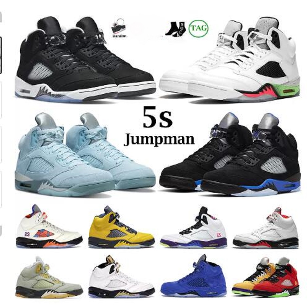 Without Box Men Basketball Shoes 5 Raging Bull 2023 What The Racer Blue 5s Anthracite Bluebird Island Green mens trainers sports shoe, # 27
Without Box Men Basketball Shoes 5 Raging Bull 2023 What The Racer Blue 5s Anthracite Bluebird Island Green mens trainers sports shoe, # 27
