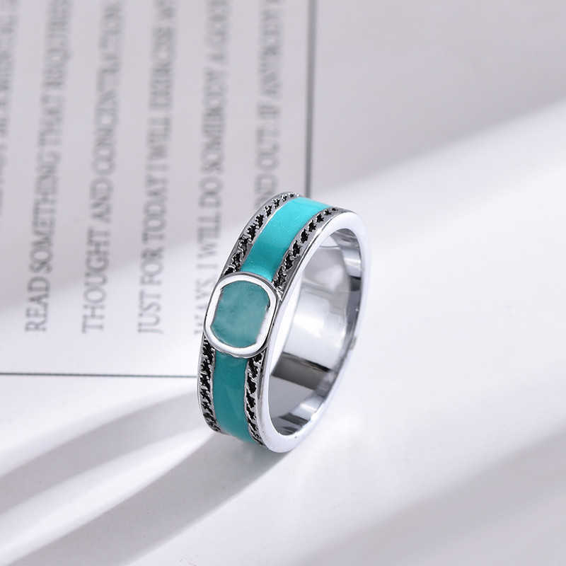 Designer Ring Couple Swan Green Epoxy Rings High Quality Silver Plated Ring Trend Matching Supply
Designer Ring Couple Swan Green Epoxy Rings High Quality Silver Plated Ring Trend Matching Supply