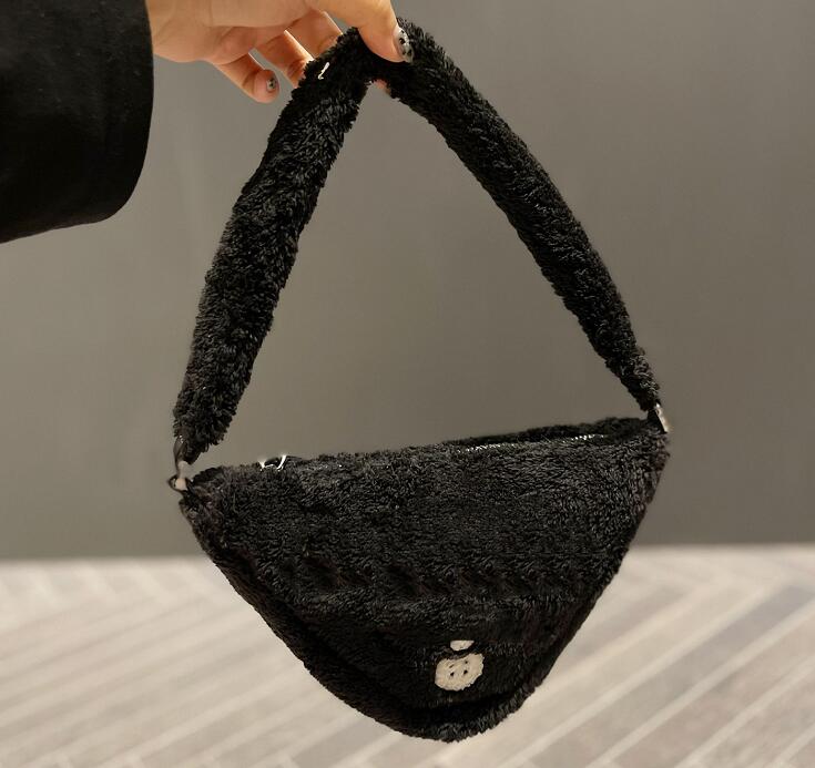 Triangle Bag Soft Lamb Wool Shoulder Underarm Bag Women Mini Handbags 4 Colors Armpit Bags Fashion Hobo Coin Purse Zipper Triangular Designer Towel Pouch, Pink
Triangle Bag Soft Lamb Wool Shoulder Underarm Bag Women Mini Handbags 4 Colors Armpit Bags Fashion Hobo Coin Purse Zipper Triangular Designer Towel Pouch, Pink