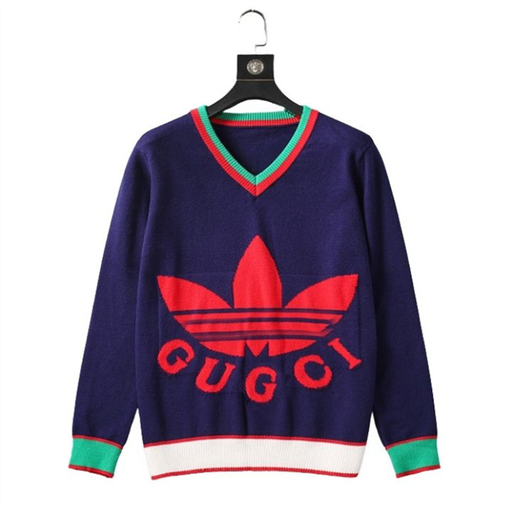 Winter Fashion Classic Designer Sweater Trefoil Pattern Navy Blue Men Women Sweater V-Neck Essentials Pullovers Luxury Athleisure Knitwear M-3XL TC02
Winter Fashion Classic Designer Sweater Trefoil Pattern Navy Blue Men Women Sweater V-Neck Essentials Pullovers Luxury Athleisure Knitwear M-3XL TC02