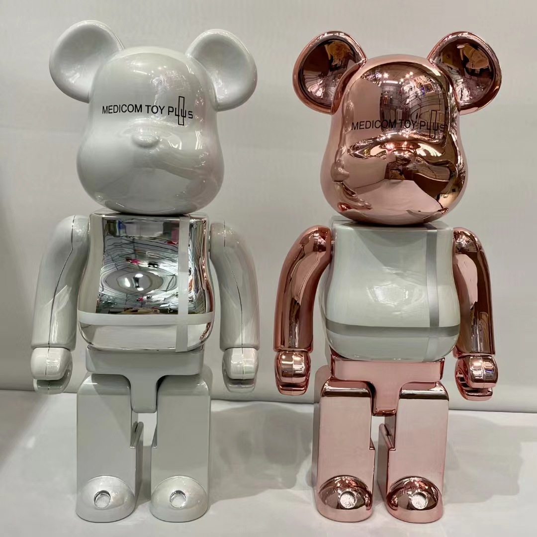400% Bearbrick Action & Toy Figures 28cm ABS Cross Medicom Toys Plus Limited Collection Fashion Accessories Joints Sounds