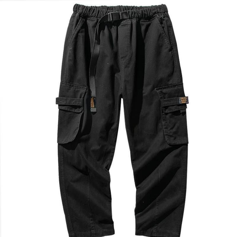 Men's Pants Side Pockets Cargo Harem Joggers Men Military Army Green Casual Harajuku Streetwear Sweatpant Male baggy 220914