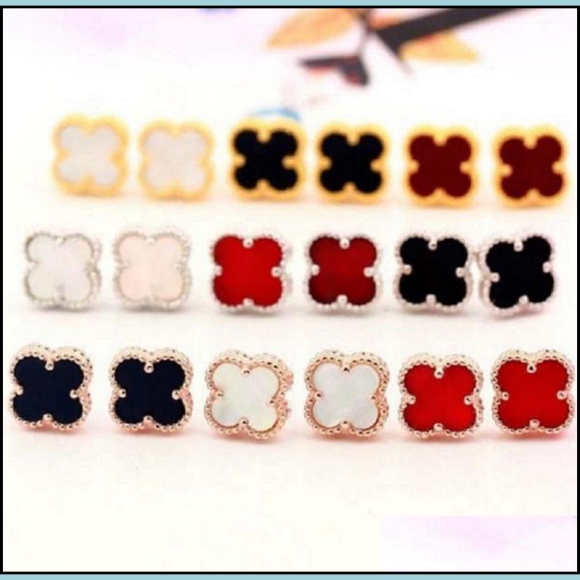 Stud Designer Stud Earrings Women Love Four-Leaf Clover High Quality Fashion Luxury Wedding Cleef Jewelry Drop Delivery 2021 Pendant66 Otx0T
Stud Designer Stud Earrings Women Love Four-Leaf Clover High Quality Fashion Luxury Wedding Cleef Jewelry Drop Delivery 2021 Pendant66 Otx0T