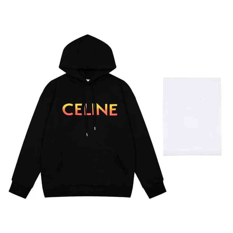 Designer Hoodies Celinn's Sweater Original Standard Ins New Classic Letter Printing Simple Casual Long Sleeved Hooded Hoodies Men and Women, Black
Designer Hoodies Celinn's Sweater Original Standard Ins New Classic Letter Printing Simple Casual Long Sleeved Hooded Hoodies Men and Women, Black