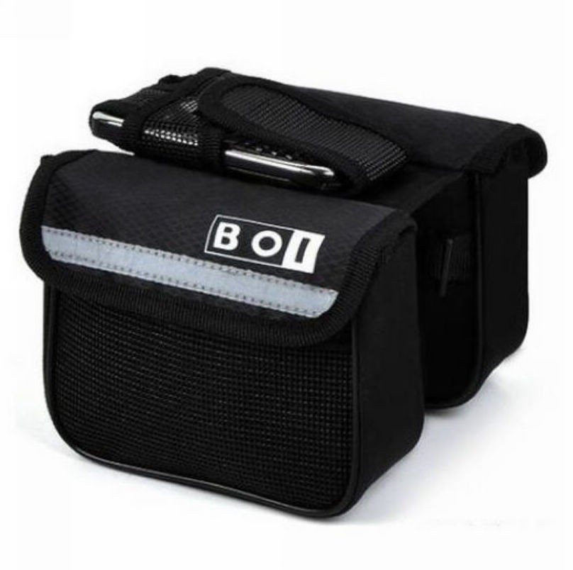 BOI Arrival 15x 11.5x5cm 2L Cycling Bag Bike Top Tube Saddle Frame Pannier Bag Rack Bicycle Accessories H1E1, Black
BOI Arrival 15x 11.5x5cm 2L Cycling Bag Bike Top Tube Saddle Frame Pannier Bag Rack Bicycle Accessories H1E1, Black