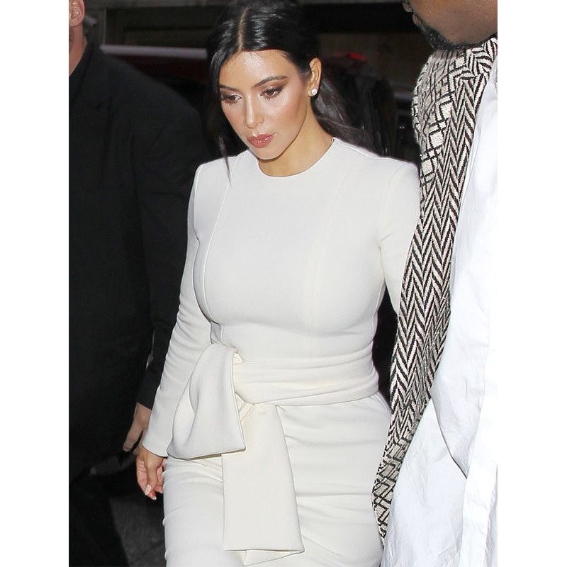 Casual Dresses Autumn Winter Long Sleeve White O Neck Belted Plain Dress Office Formal Women Sexy Bodycon Bandage Elegant Party Slim
Casual Dresses Autumn Winter Long Sleeve White O Neck Belted Plain Dress Office Formal Women Sexy Bodycon Bandage Elegant Party Slim