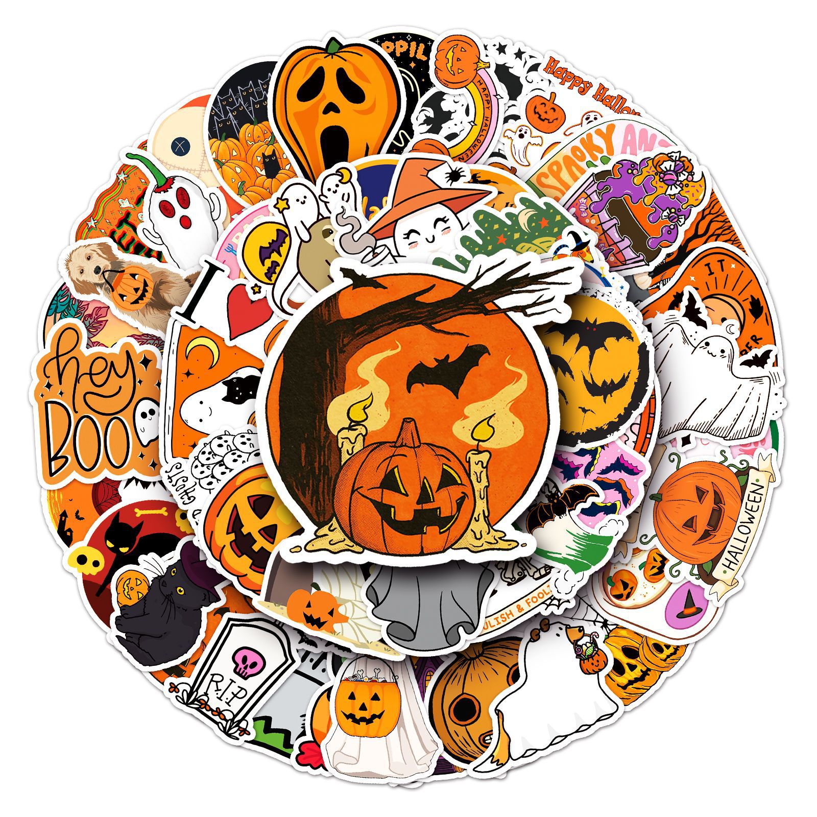 50PCS waterproof Skateboard Stickers halloween For Car Baby Helmet Pencil Case Diary Phone Laptop Planner Decor Book Album Kids Toys DIY Decals, Multi colors
50PCS waterproof Skateboard Stickers halloween For Car Baby Helmet Pencil Case Diary Phone Laptop Planner Decor Book Album Kids Toys DIY Decals, Multi colors