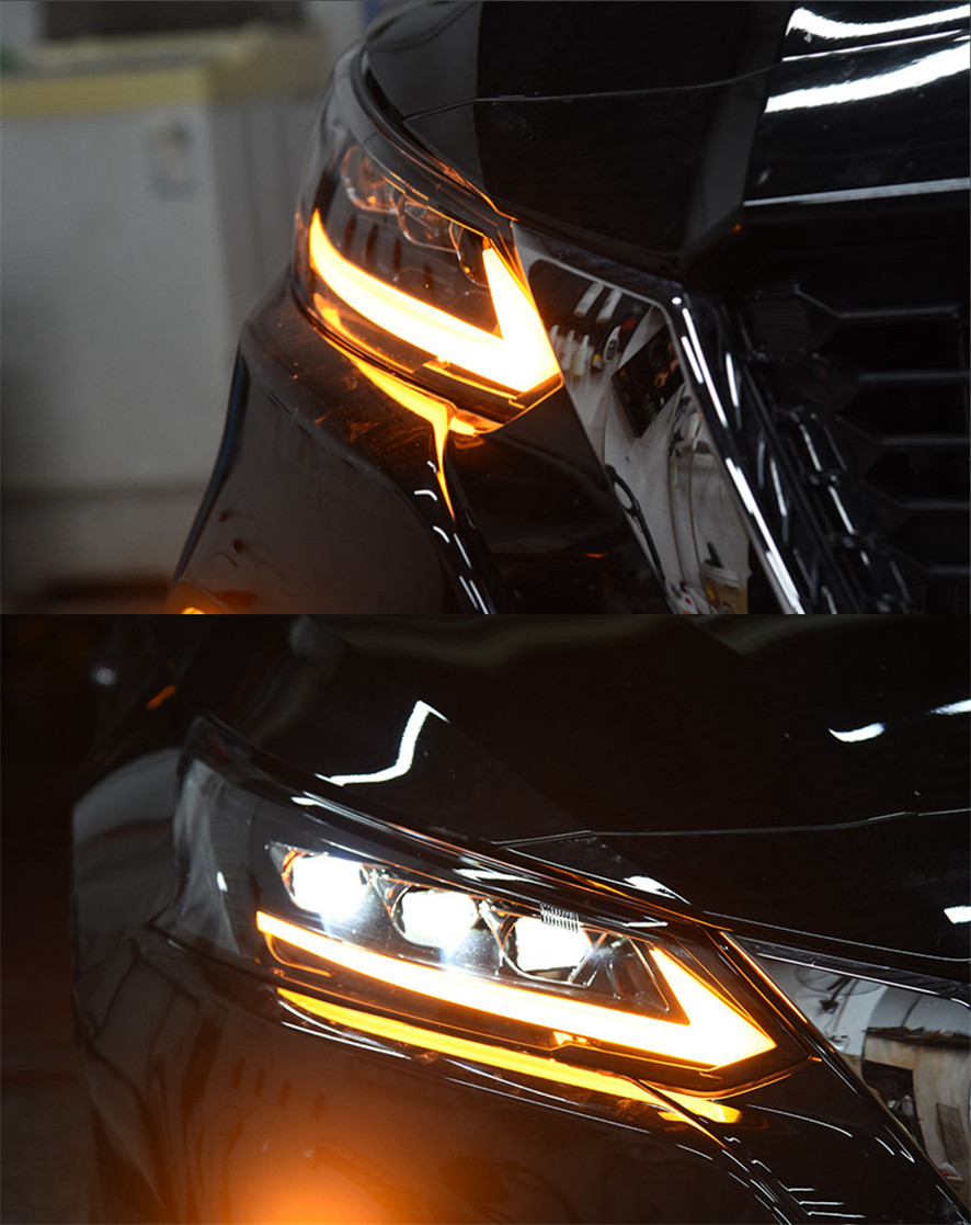 Headlight All LED For Nissan Teana 20 18-2022 Altima LED Turn Signal Lights DRL High Beam Daytime Running Light