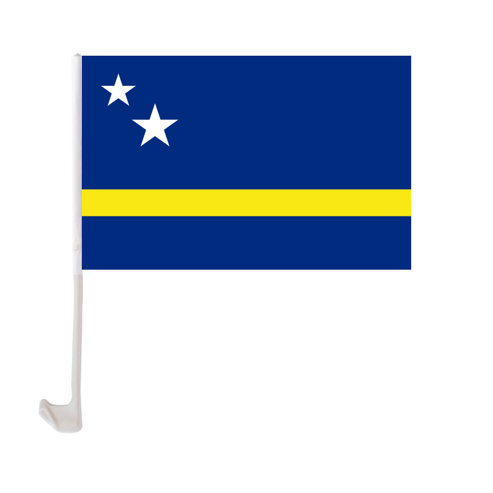 Curacao Car Flag 30x45cm Polyester UV Protection Window Clip Car Decoration Banner with Flagpole
Curacao Car Flag 30x45cm Polyester UV Protection Window Clip Car Decoration Banner with Flagpole