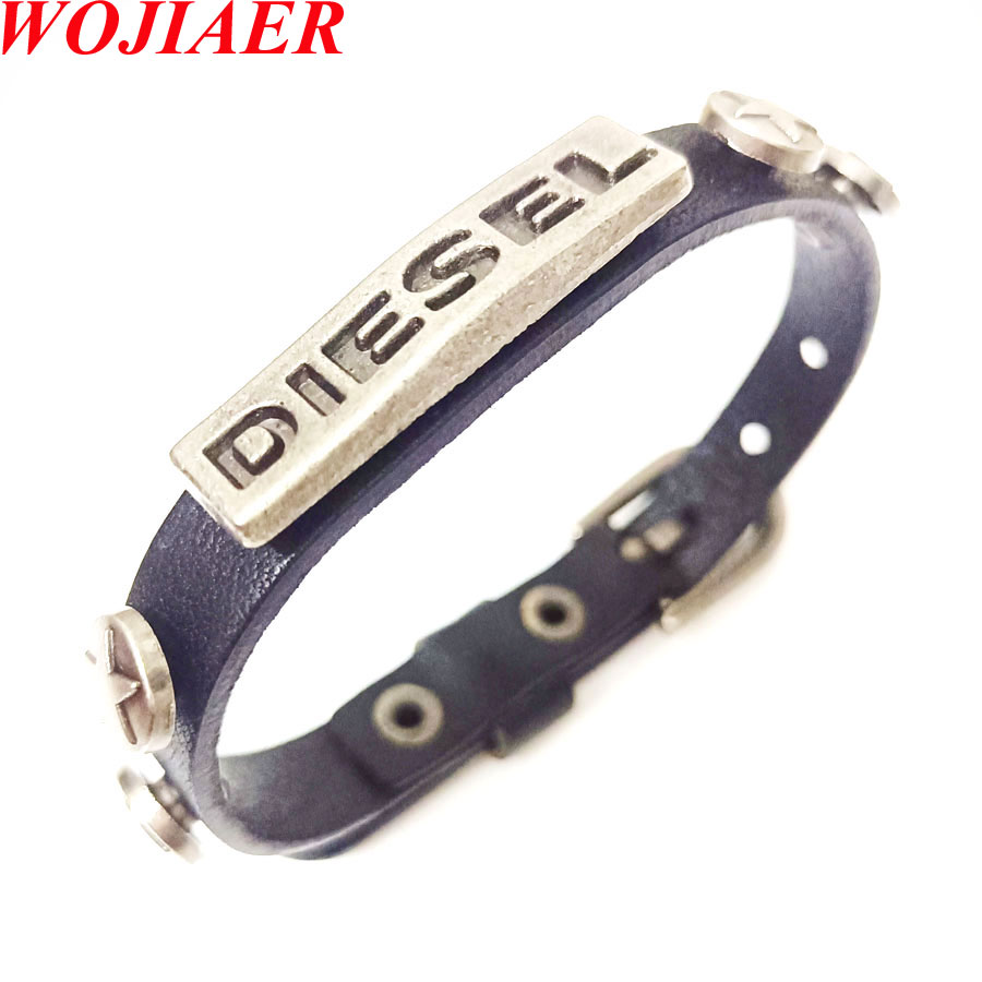 Leather Bracelets Strands Ghost head Accessories Men Coffee Black Beaded Wrist Adjustable Skull Stud For Special Present BC016