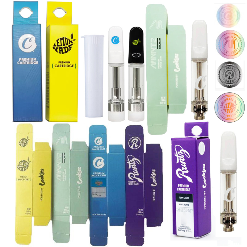 Cookies Vape Cartridge Electronic Cigarettes Atomizers 0.8ml Ceramic Empty Carts with Packaging
Cookies Vape Cartridge Electronic Cigarettes Atomizers 0.8ml Ceramic Empty Carts with Packaging