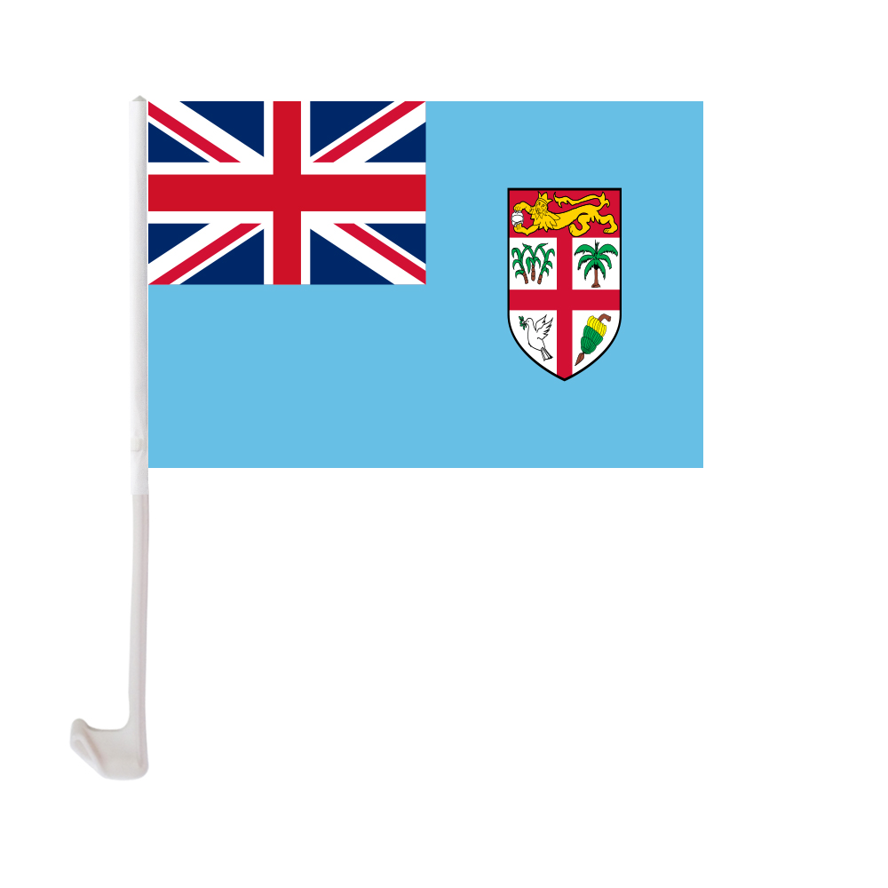 Fiji Car Flag 30x45cm Window Clip Fijian Flags Polyester UV Protection Car Decoration Banner with Flagpole
Fiji Car Flag 30x45cm Window Clip Fijian Flags Polyester UV Protection Car Decoration Banner with Flagpole