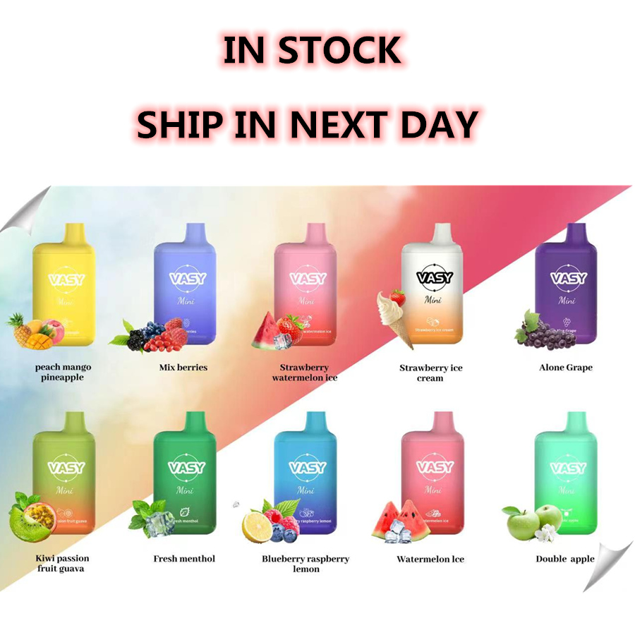 VASY MINI TPD certificate UK EU Disposable Vape small box 2% nic 2ml pre-filled 600 puffs 400mah Pure Cobalt battery
VASY MINI TPD certificate UK EU Disposable Vape small box 2% nic 2ml pre-filled 600 puffs 400mah Pure Cobalt battery