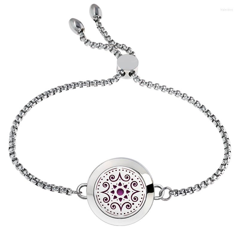 Charm Bracelets 20mm Diffuser Locket Bracelet 316L Stainless Steel With Adjustable Chain Free 10 Pads
Charm Bracelets 20mm Diffuser Locket Bracelet 316L Stainless Steel With Adjustable Chain Free 10 Pads