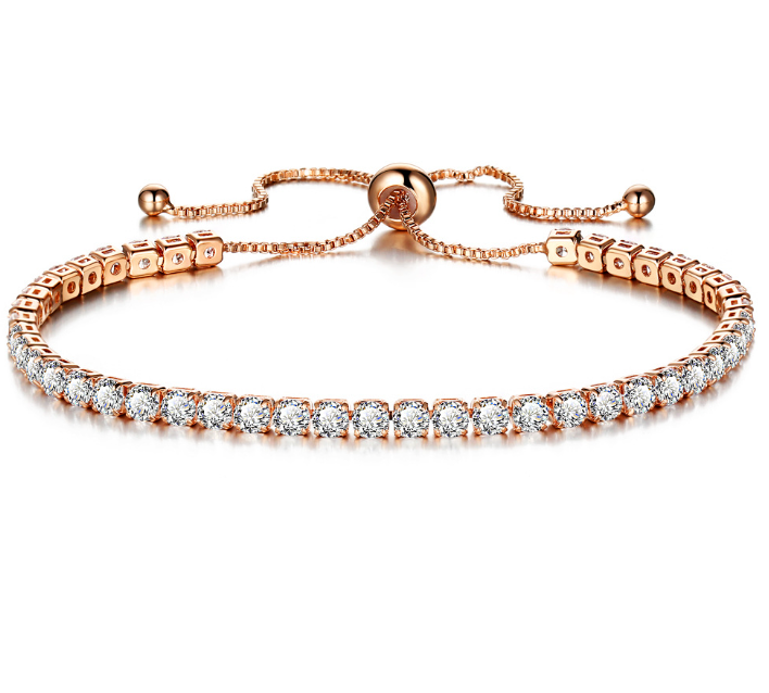 European and American quality Inlaid Crystal Push-Pull Bracelet Women's Gold Full Diamond Single Row Bracelet Wholesale
European and American quality Inlaid Crystal Push-Pull Bracelet Women's Gold Full Diamond Single Row Bracelet Wholesale