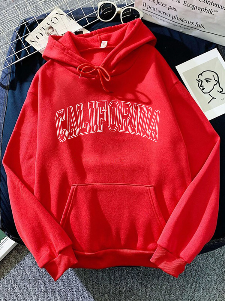 Women s Hoodies Sweatshirts Loose Streetwear Fashion California Print Spring Autumn Women Vintage Fleece Sweatshirt Long Sleeve Pullovers 220914