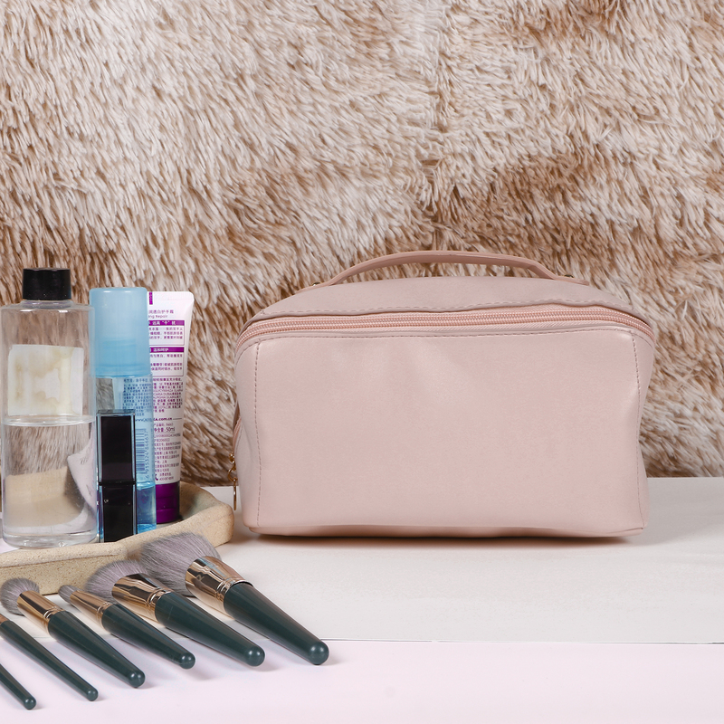 Cosmetic Bags Cases Large-Capacity Makeup Leather Women Multifunction Toiletries Organizer Portable Travel Waterproof Storage Case 220914