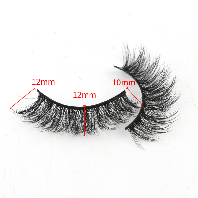 10 Pairs Russian Strip Eyelashes Extensions Supply Fluffy Volume False Eye Lashes 7D DD Curl Dramatic Messy