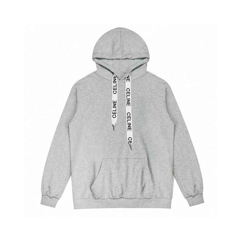 Designer Hoodies Celinn' Sweater High Quality Autumn and Winter Letter Drawstring Loose Hooded Pure Cotton Casual Top Long Sleeve High, Gray
Designer Hoodies Celinn' Sweater High Quality Autumn and Winter Letter Drawstring Loose Hooded Pure Cotton Casual Top Long Sleeve High, Gray