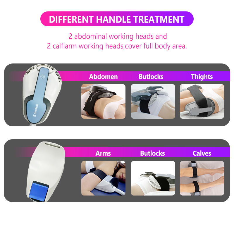 2024 Powerful EMslim RF slimming machine shaping EMS electromagnetic Muscle Stimulation fat burning hienmt Cellulite Removal with Rf and Cushion