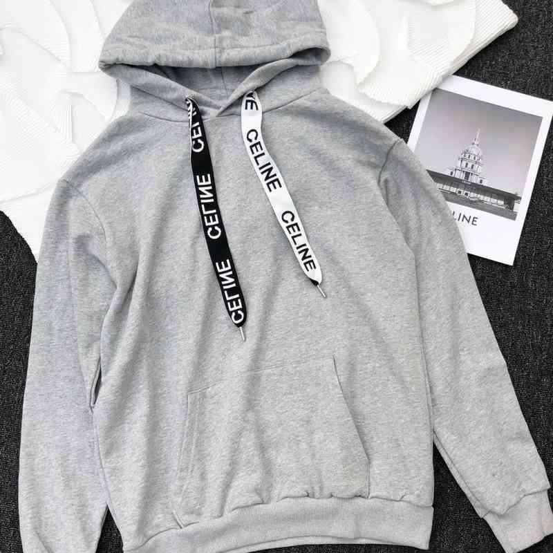 Designer Hoodies Celinn' Sweater Autumn and Winter New Product Men' Women' Same Letter Drawstring Shirt Inner Long Sleeve High Quality, Gray
Designer Hoodies Celinn' Sweater Autumn and Winter New Product Men' Women' Same Letter Drawstring Shirt Inner Long Sleeve High Quality, Gray