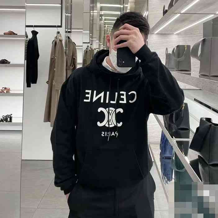 Designer Hoodies Celinn' Sweater High Ce Autumn and Winter New Hooded Large Letter Double Triumphal Arch Contrast Printing Women Long, Black
Designer Hoodies Celinn' Sweater High Ce Autumn and Winter New Hooded Large Letter Double Triumphal Arch Contrast Printing Women Long, Black