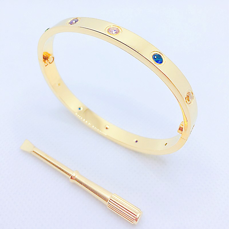 Fashion Designer Women's gold chain bangle Bracelet personalised Screwdriver bangle for Men and Women Valentine's Day Wedding Gifts 316L Titanium Steel Jewelry
Fashion Designer Women's gold chain bangle Bracelet personalised Screwdriver bangle for Men and Women Valentine's Day Wedding Gifts 316L Titanium Steel Jewelry