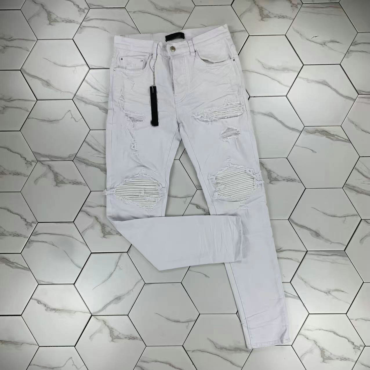 HM583 Mens Designer Jeans Distressed Ripped Biker Slim Fit Motorcycle Denim For Men s Quality Fashion jean Mans Pants pour hommes, White
HM583 Mens Designer Jeans Distressed Ripped Biker Slim Fit Motorcycle Denim For Men s Quality Fashion jean Mans Pants pour hommes, White