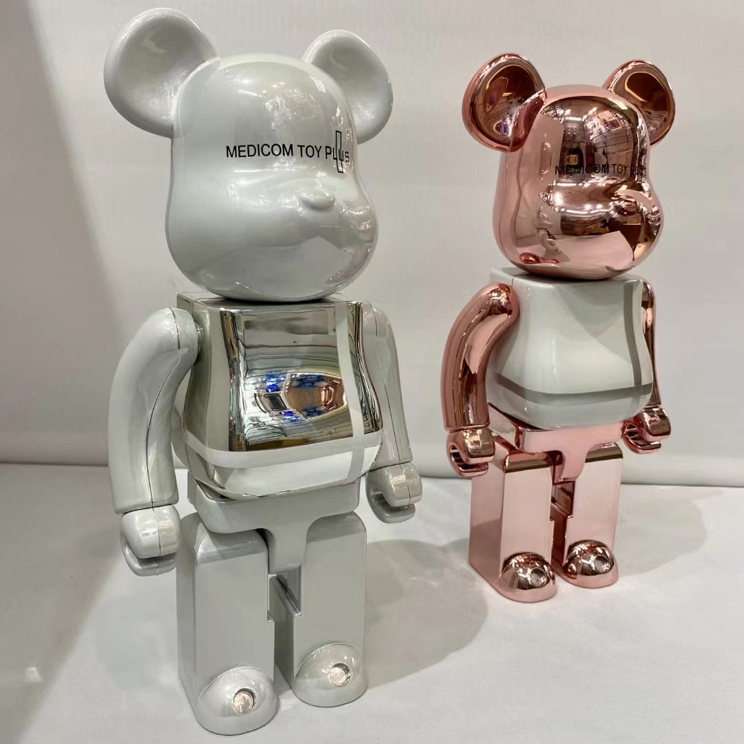 400% Bearbrick Action & Toy Figures 28cm ABS Cross Medicom Toys Plus Limited Collection Fashion Accessories Joints Sounds
