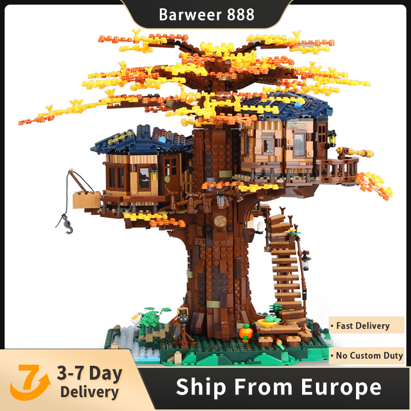 SX6007 Ideas Tree House Block Model Include Yellow/Green Leaf Building Blocks 3117pcs Bricks Kids Toys For Gifts Compatible 21318
SX6007 Ideas Tree House Block Model Include Yellow/Green Leaf Building Blocks 3117pcs Bricks Kids Toys For Gifts Compatible 21318