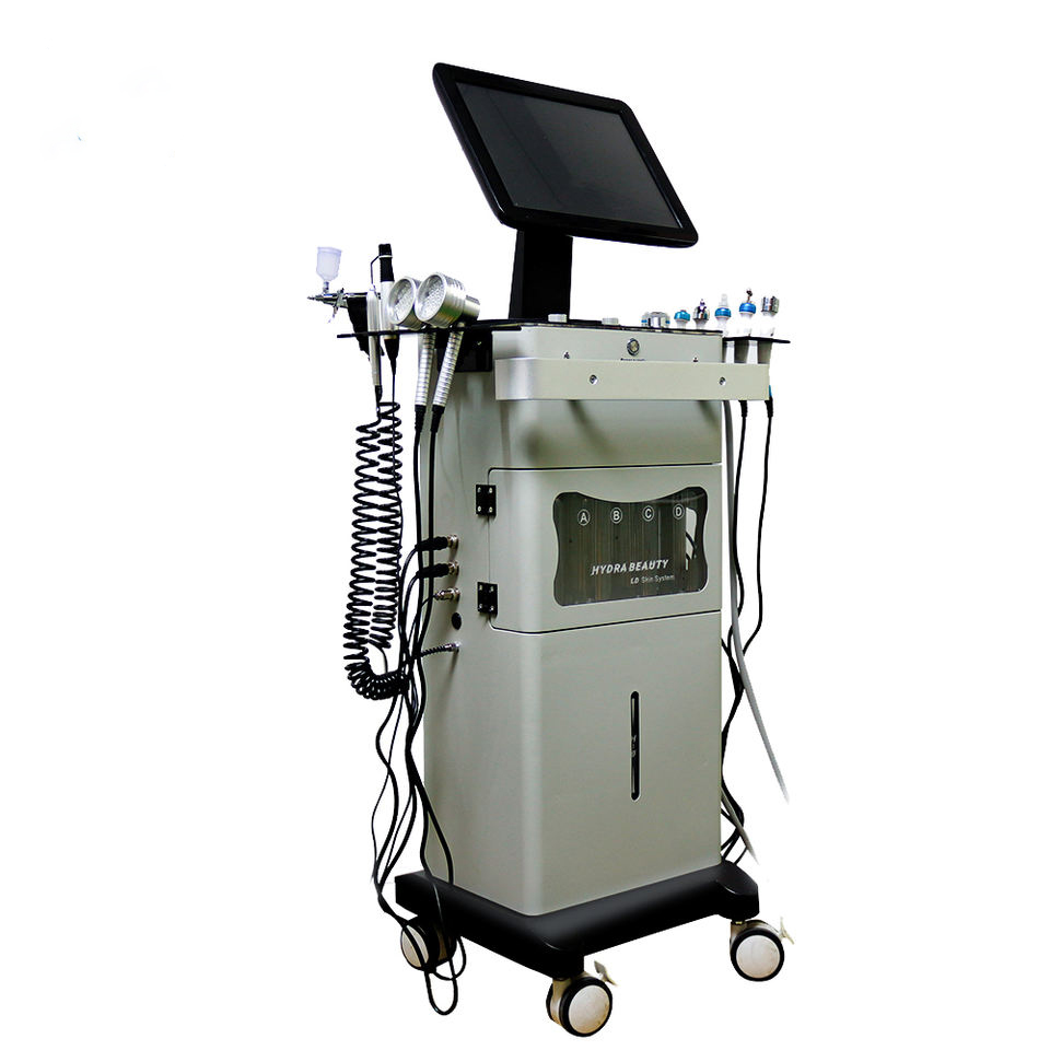 Skin Rejuvenation Spa Equipment Dermabrasion Small Bubble Face Cleanse Aqua Cleaning Bio Ultrasonic Lifting