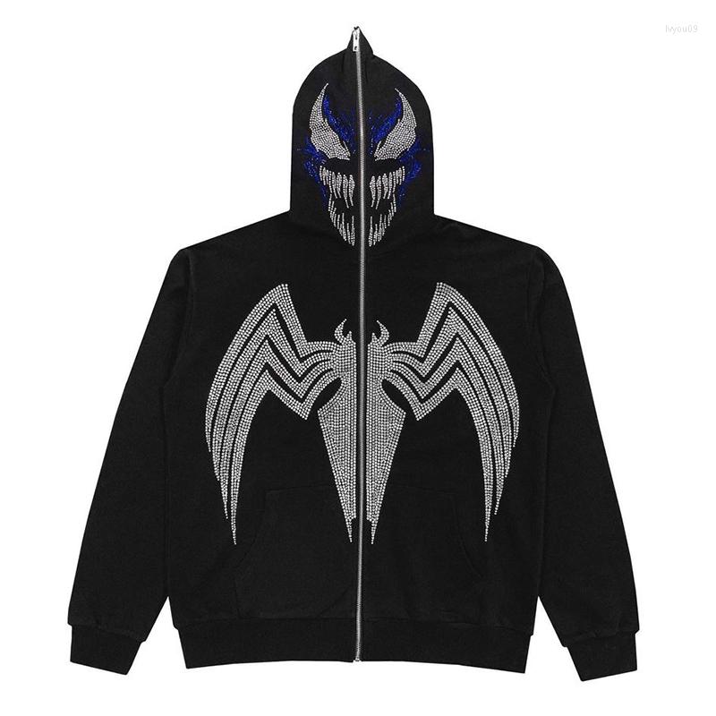 Men' Hoodies Rhinestone Bat Skull Hoodie Y2k Clothes Jackets Hip Hop Sport Coats Zip Up Sweatshirts Long Sleeve Oversized Men, 652-black
Men' Hoodies Rhinestone Bat Skull Hoodie Y2k Clothes Jackets Hip Hop Sport Coats Zip Up Sweatshirts Long Sleeve Oversized Men, 652-black