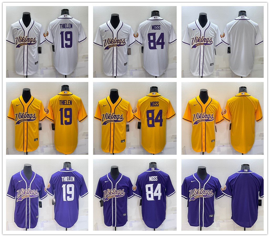 Baseball Football Jersey Minnesota''Vikings''MEN Randy Moss Adam Thielen Cool Base Stitched
Baseball Football Jersey Minnesota''Vikings''MEN Randy Moss Adam Thielen Cool Base Stitched