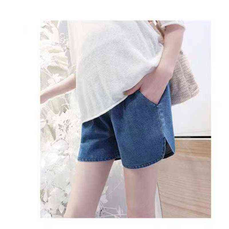 Sleep Lounge & Maternity Pregnant Women Denim Shorts Summ J220823