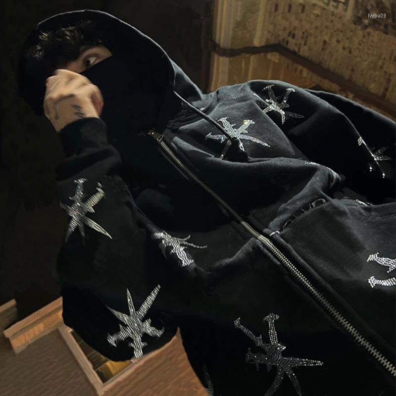 Men' Hoodies Hip Hop Sweatshirt Rhinestone Graphics Men' Women' Aesthetic Zip Up Hoodie Gothic Y2k Jacket Sport Joggers, 654-blue
Men' Hoodies Hip Hop Sweatshirt Rhinestone Graphics Men' Women' Aesthetic Zip Up Hoodie Gothic Y2k Jacket Sport Joggers, 654-blue