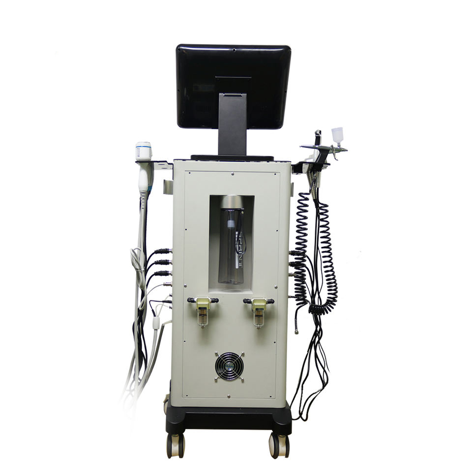 Skin Rejuvenation Spa Equipment Dermabrasion Small Bubble Face Cleanse Aqua Cleaning Bio Ultrasonic Lifting