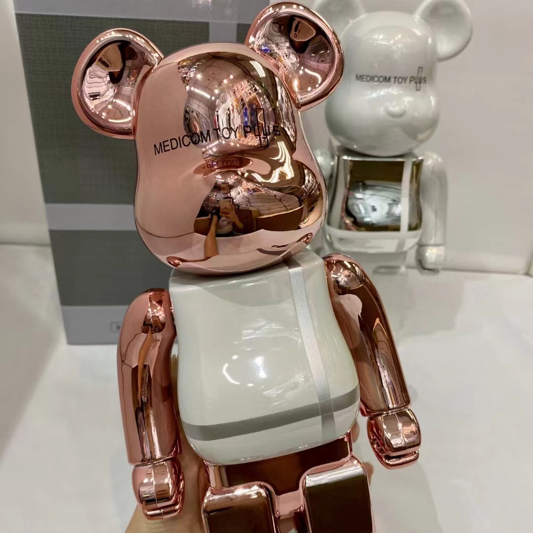 400% Bearbrick Action & Toy Figures 28cm ABS Cross Medicom Toys Plus Limited Collection Fashion Accessories Joints Sounds