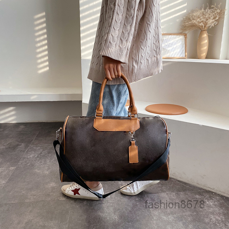 Duffel Bags Pink sugao designer bag travel tote purses handbags shoulder crossbody luxury large men and women with Lletter flower, Brown 
Duffel Bags Pink sugao designer bag travel tote purses handbags shoulder crossbody luxury large men and women with Lletter flower, Brown