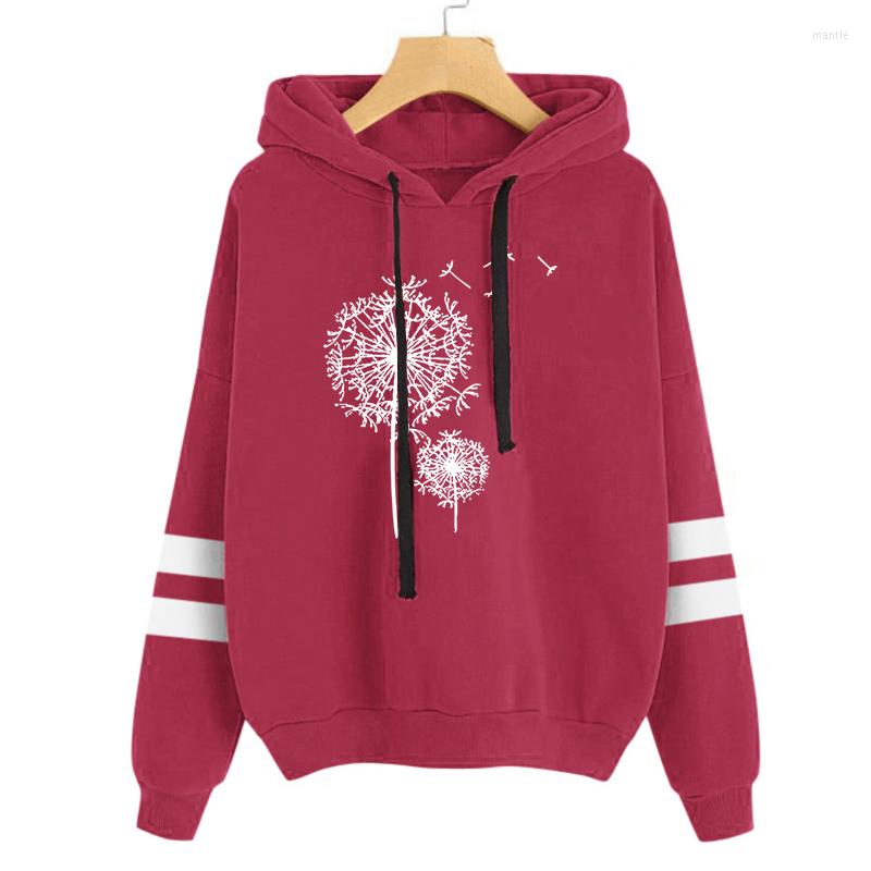 Women' T Shirts 2022 Autumn Hooded Sweater Women' Dandelion Two Prints Pullover Long-sleeved Jacket Student, Black
Women' T Shirts 2022 Autumn Hooded Sweater Women' Dandelion Two Prints Pullover Long-sleeved Jacket Student, Black