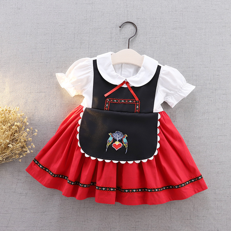 Special Occasions Baby Princess Dress Children Oktoberfest princess Costumes German Kids Girl Beer Maid Heidi Costume Bavarian Dirndl 220914