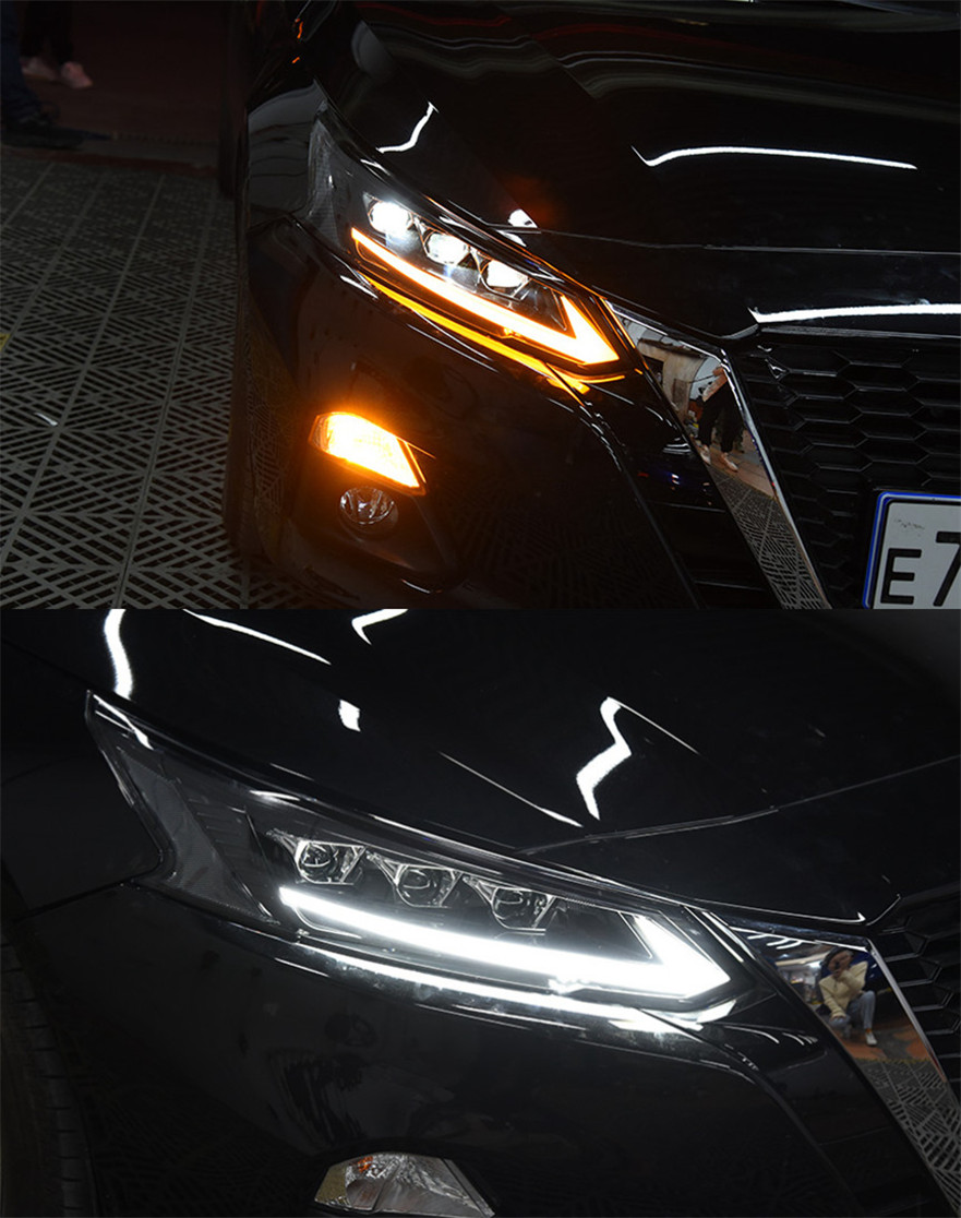 Headlight All LED For Nissan Teana 20 18-2022 Altima LED Turn Signal Lights DRL High Beam Daytime Running Light