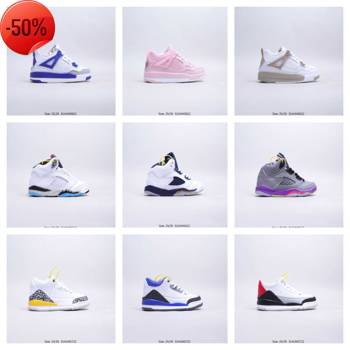 Kids Infants Jumpman 3 4 5 Basketball shoes Boys girls low Sneakers 4s Jordam 3s sports Trainers Camo Deadly Pink Wolf white black cement, Fill postage
Kids Infants Jumpman 3 4 5 Basketball shoes Boys girls low Sneakers 4s Jordam 3s sports Trainers Camo Deadly Pink Wolf white black cement, Fill postage