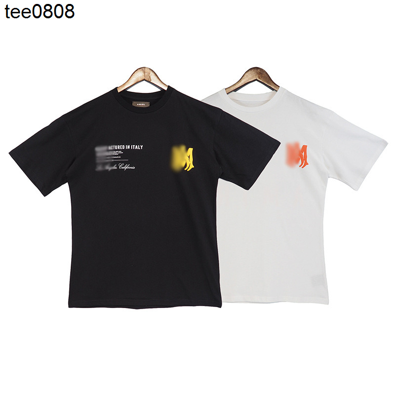 Chaopai summer foaming letter amirs tee printed short sleeve round neck t-shirt men and women' versatile hip hop loose T-shirt, White
Chaopai summer foaming letter amirs tee printed short sleeve round neck t-shirt men and women' versatile hip hop loose T-shirt, White